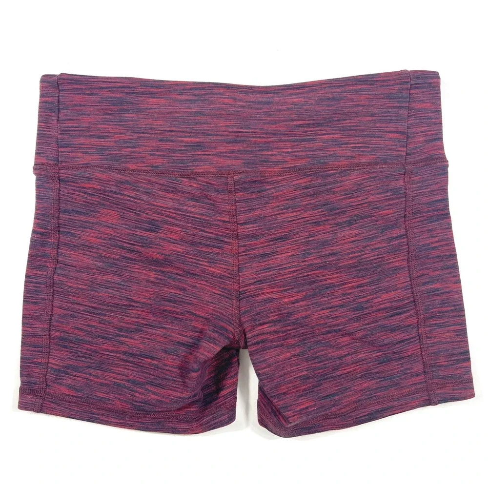 Alo Yoga Big Waves Short Small Garnet Space Dye Yoga Shorts Pilates Barre Gym